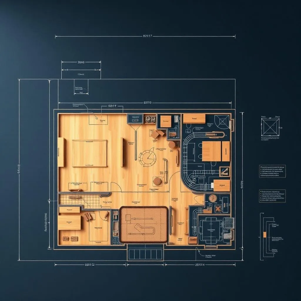 Essential Workshop Layout Plans floor plan blueprint