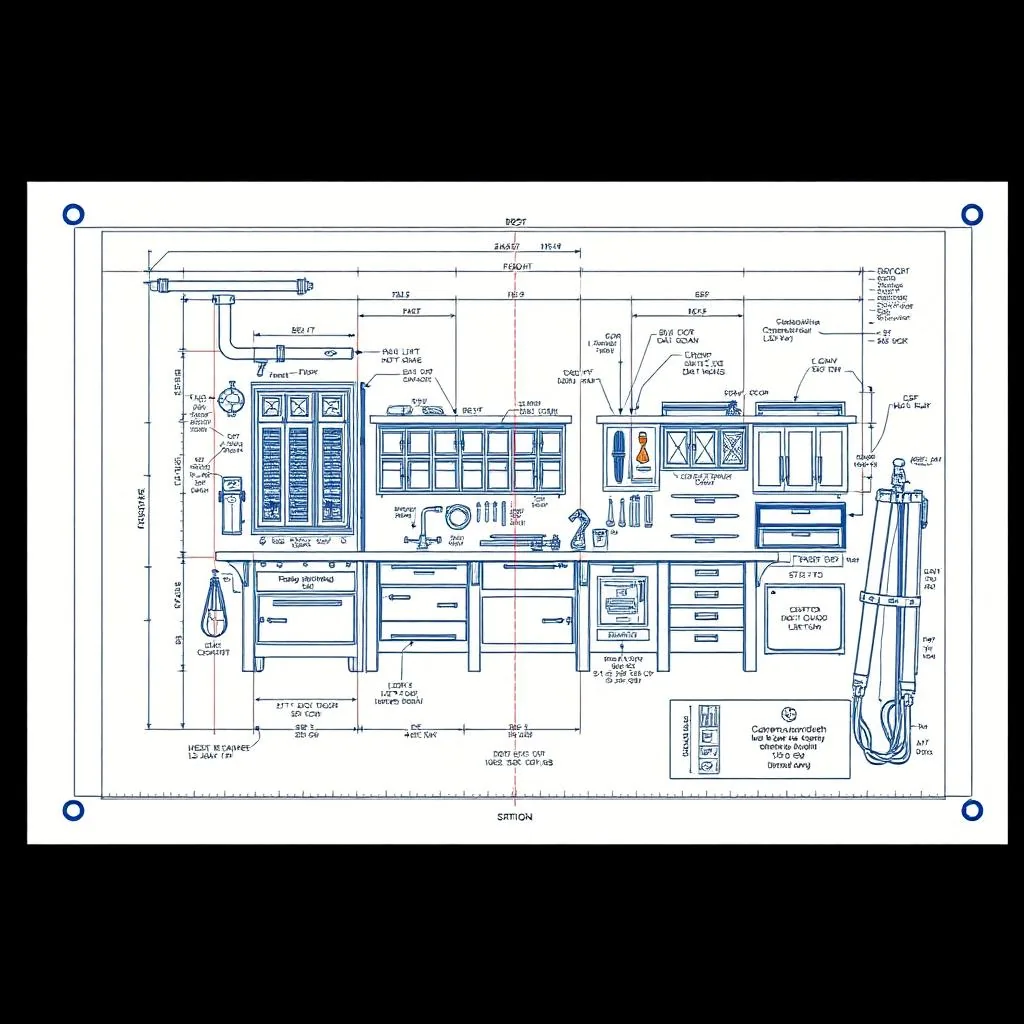 Essential Workshop Layout Plans detailed blueprint